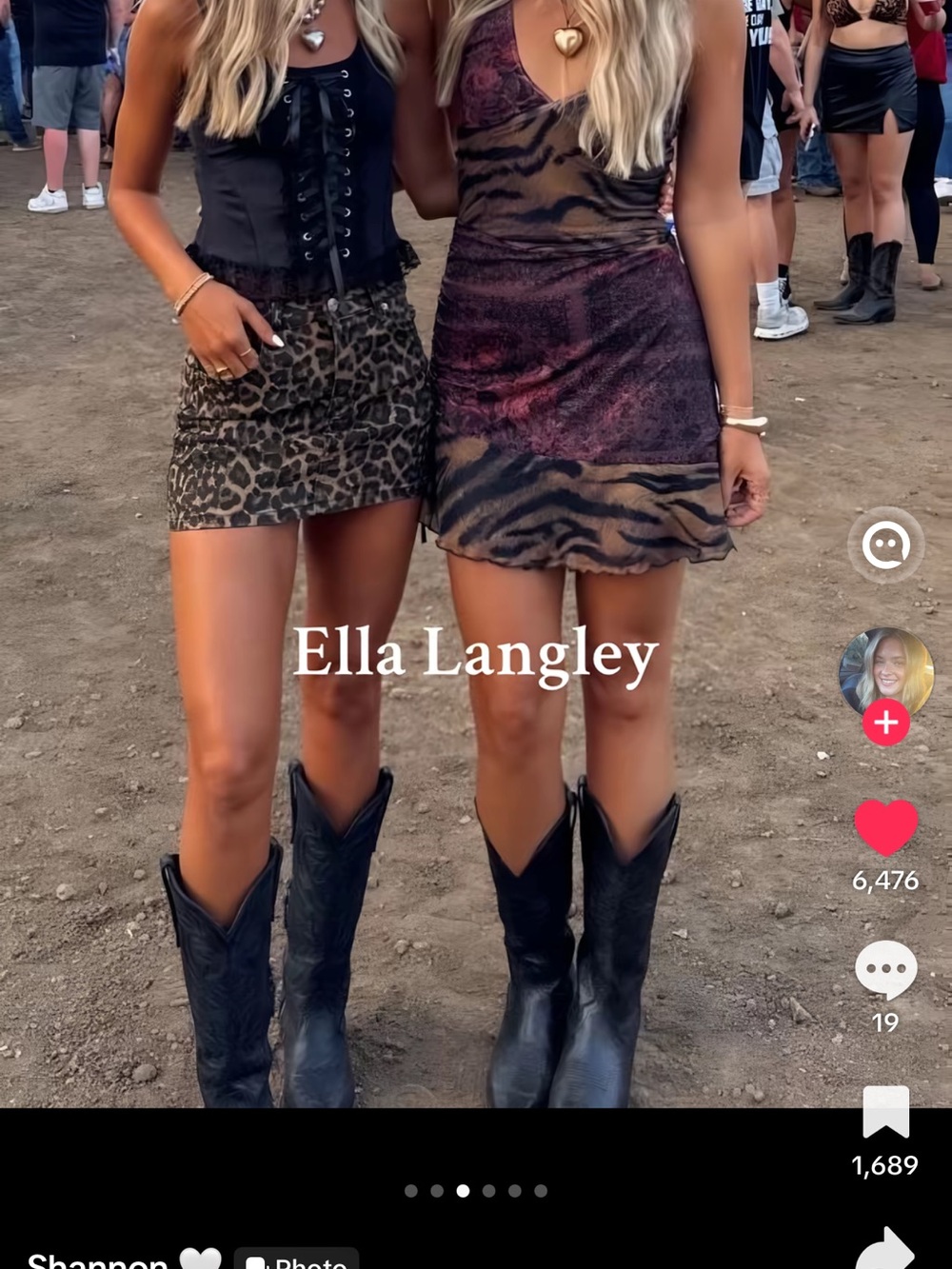 Wild Animal Print Mini Dress - Brown & Black NWOT
